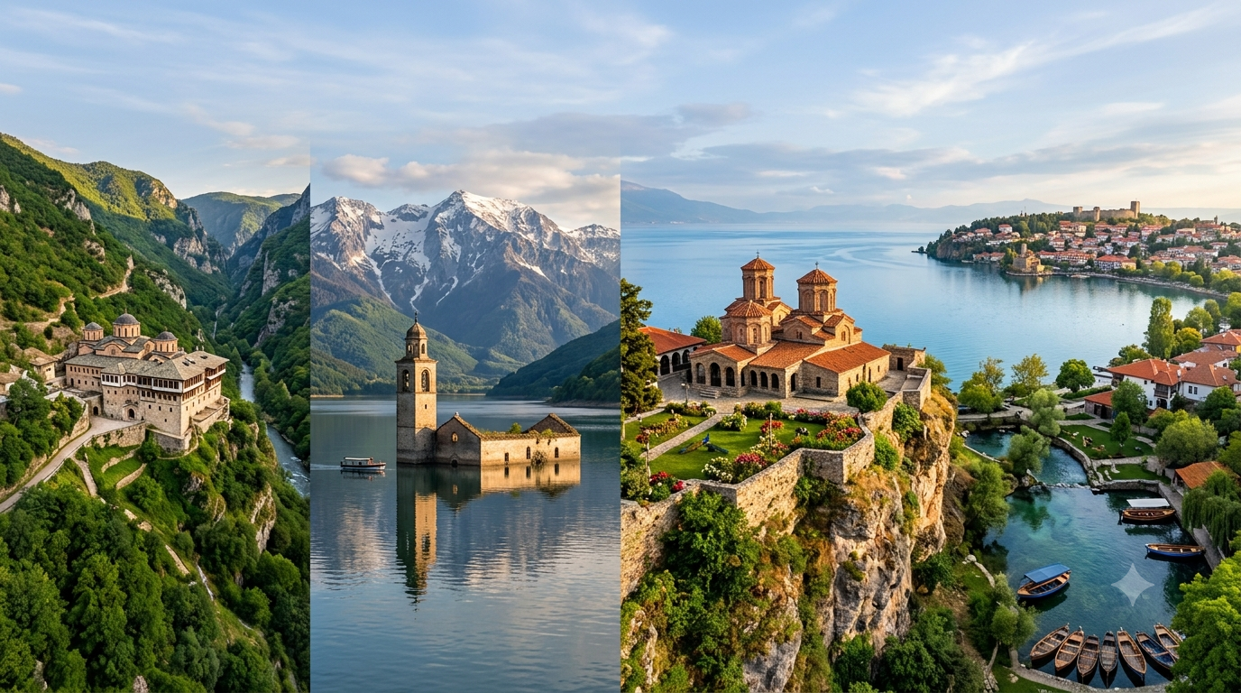 Bigorski Monastery, Mavrovo - St. Nicholas & Ohrid St. Naum