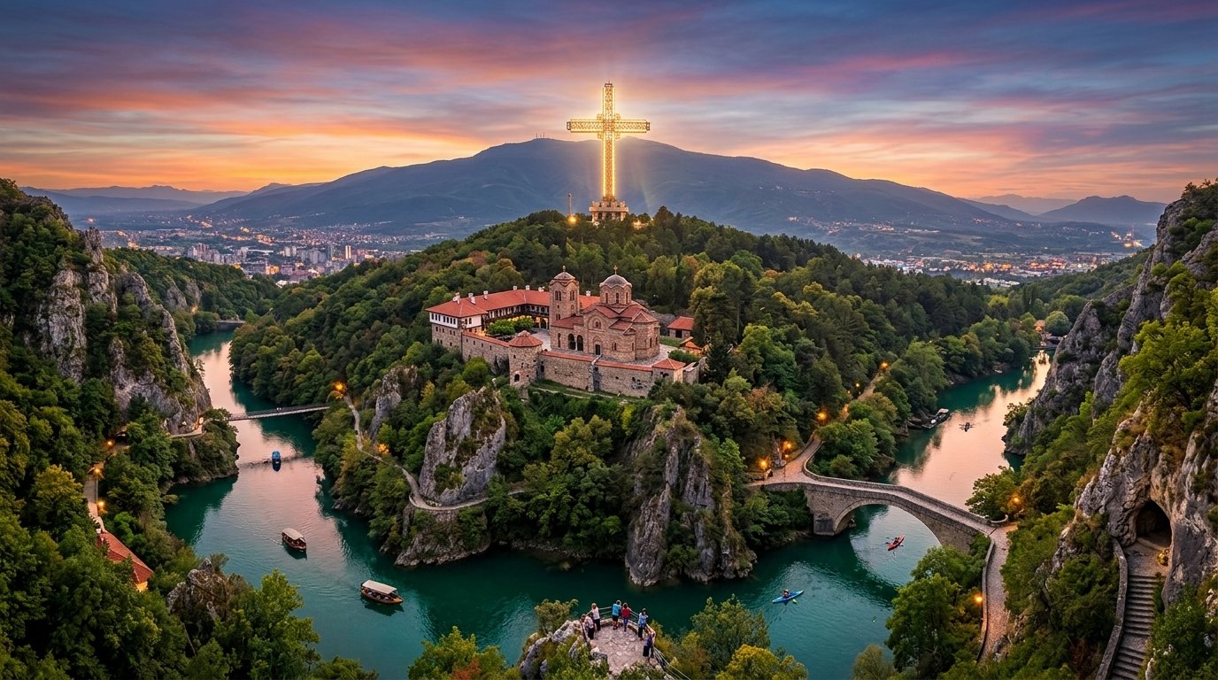 Matka Canyon & Macedonian Village, Saint Panteleimon
