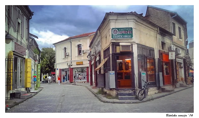 Old Bazaar marketplace streets in Bitola, North Macedonia